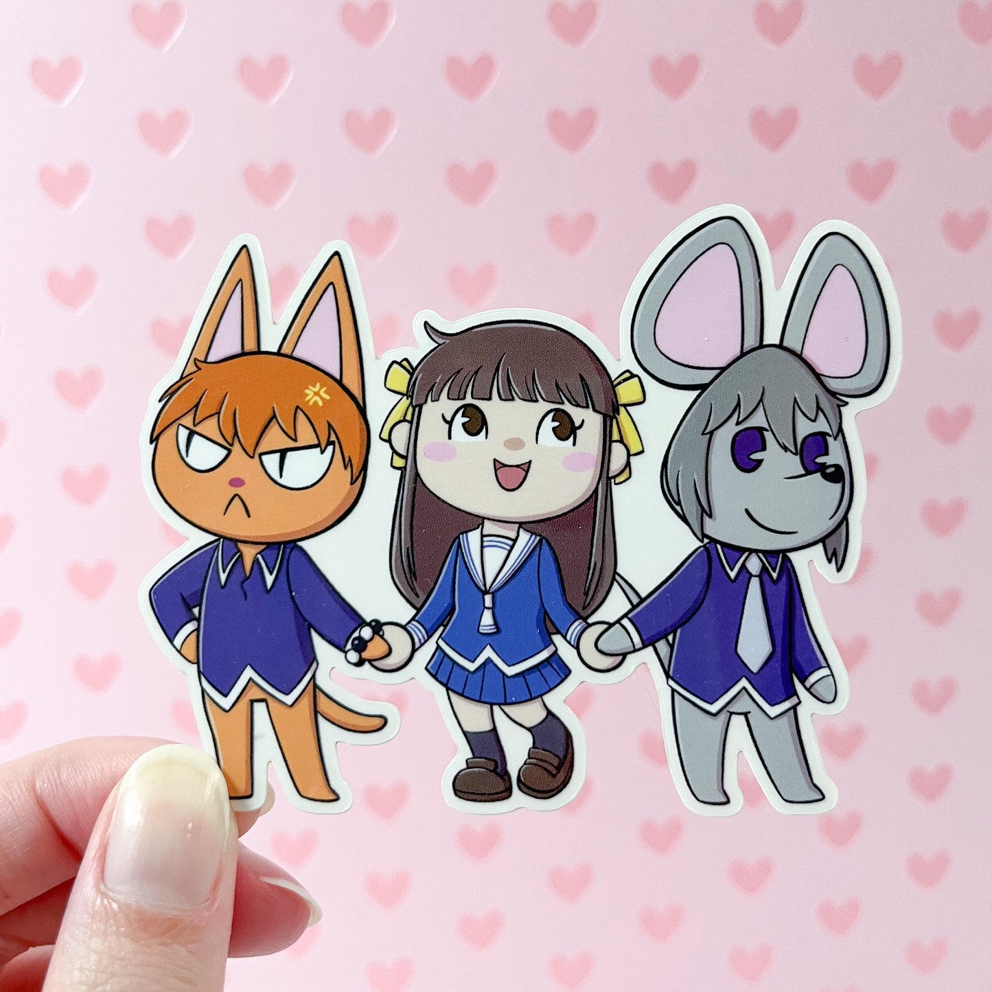 Animal Crossing Fruits Basket Vinyl Sticker