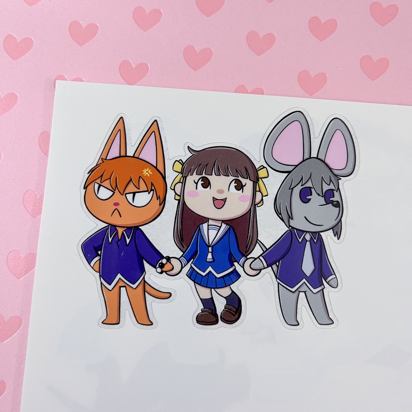 Animal Crossing Fruits Basket Vinyl Sticker