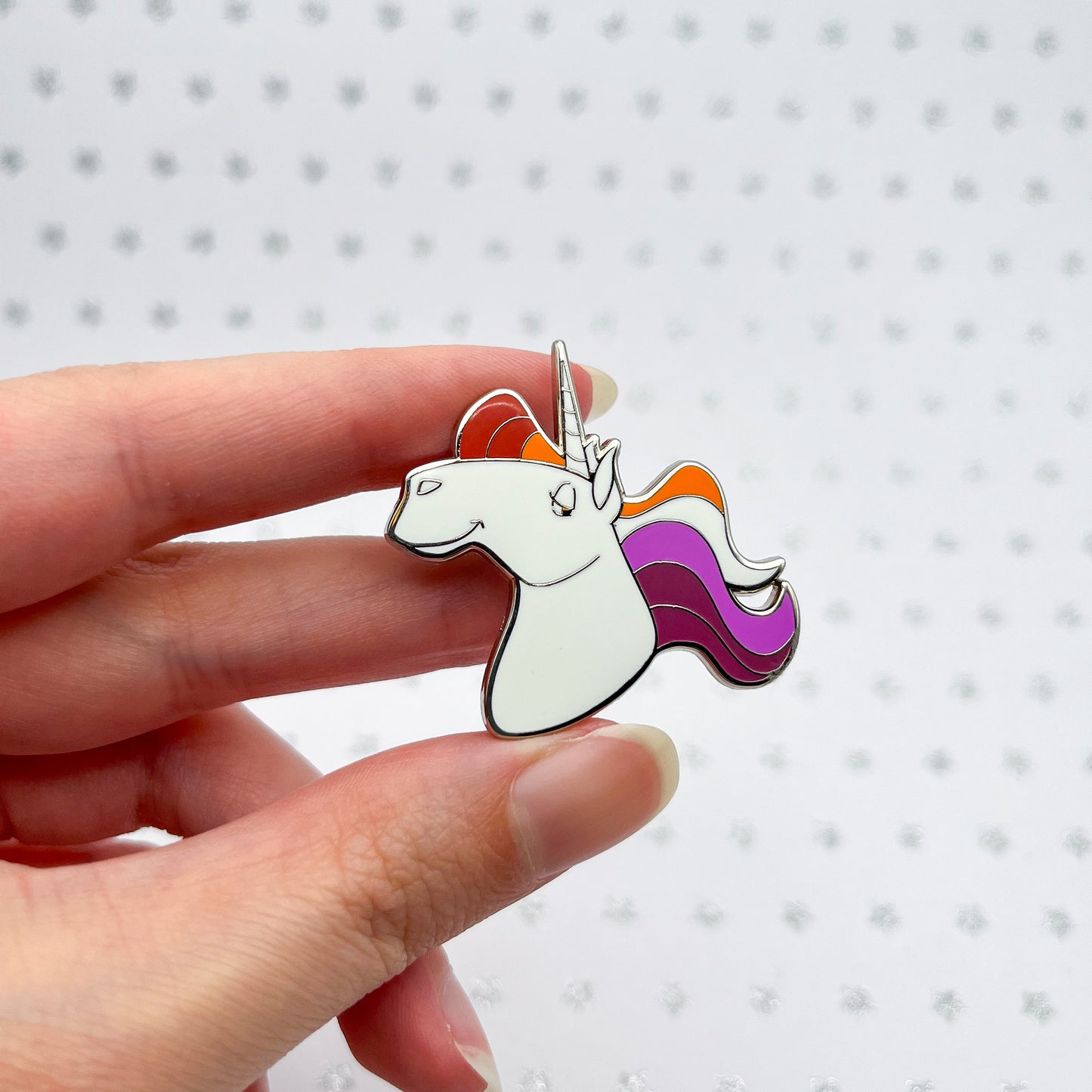 Pride-icorns! Pride Unicorn Enamel Pin - Lesbian