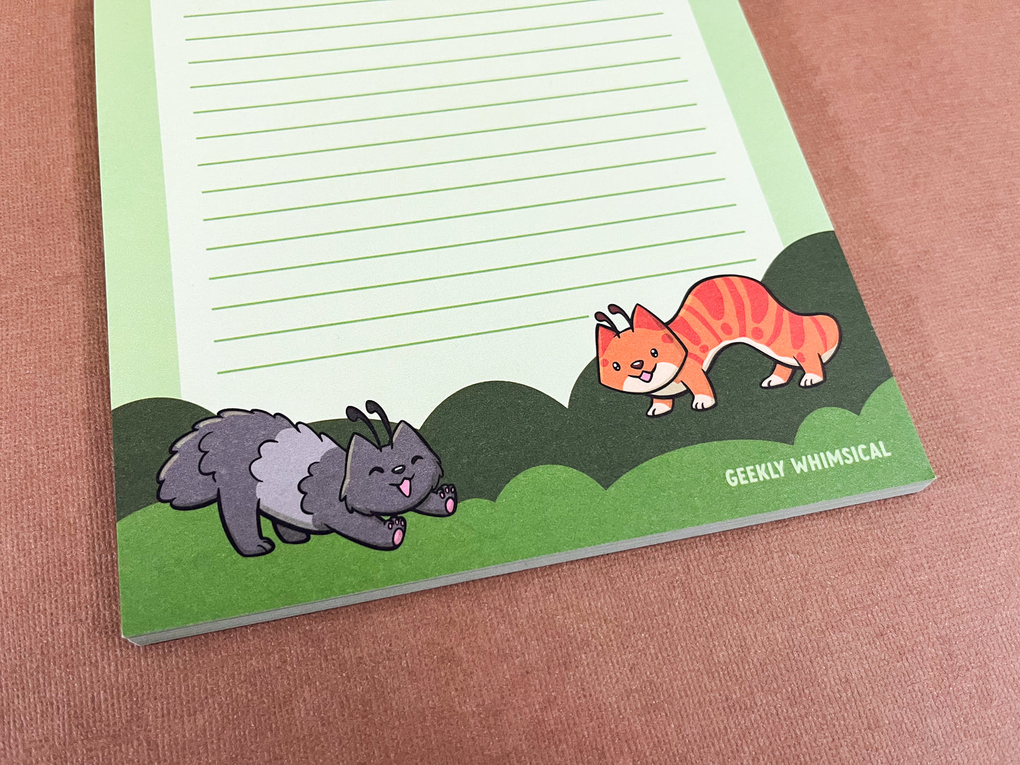 CATerpillars Lined Notepad