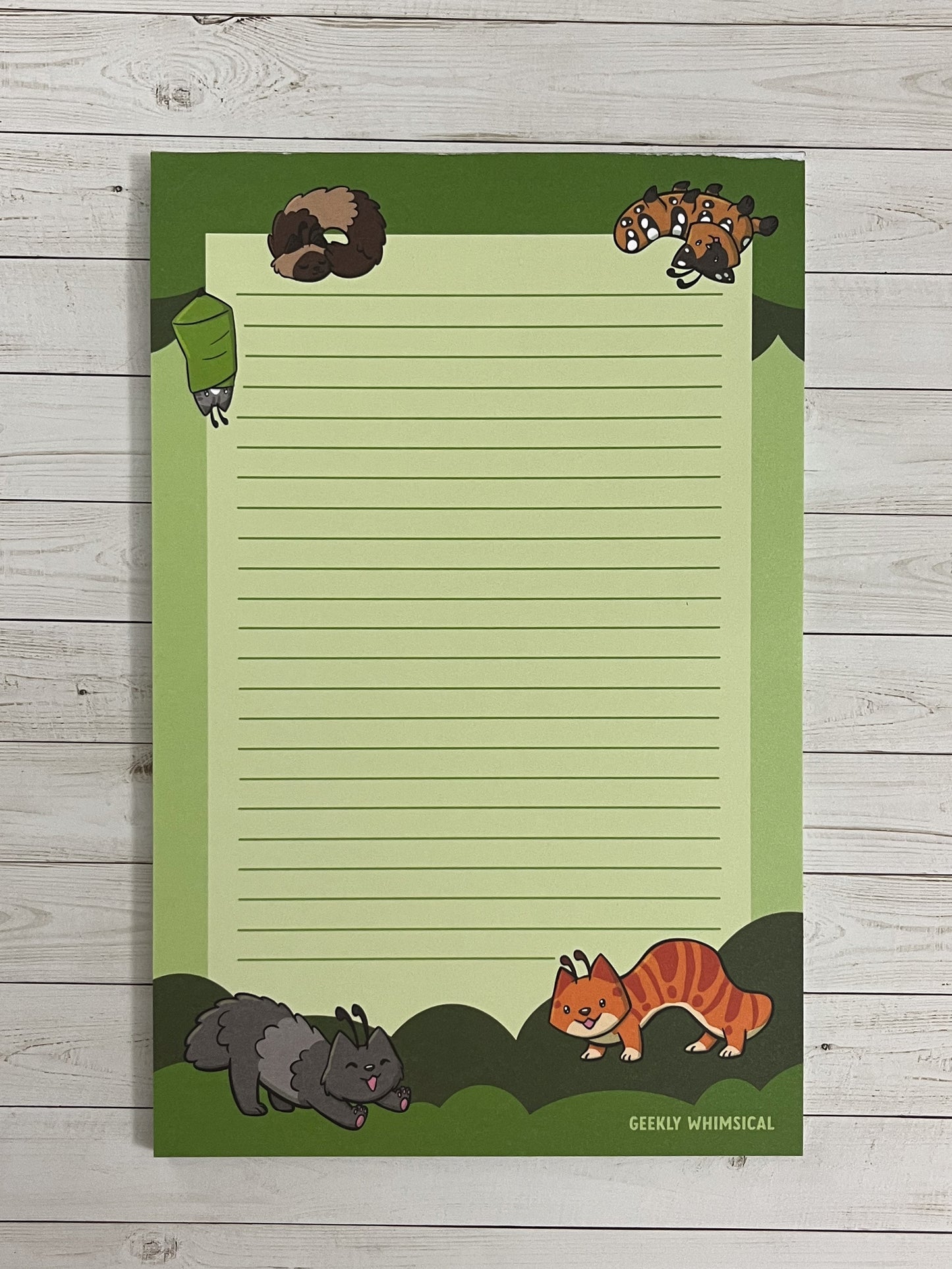 CATerpillars Lined Notepad