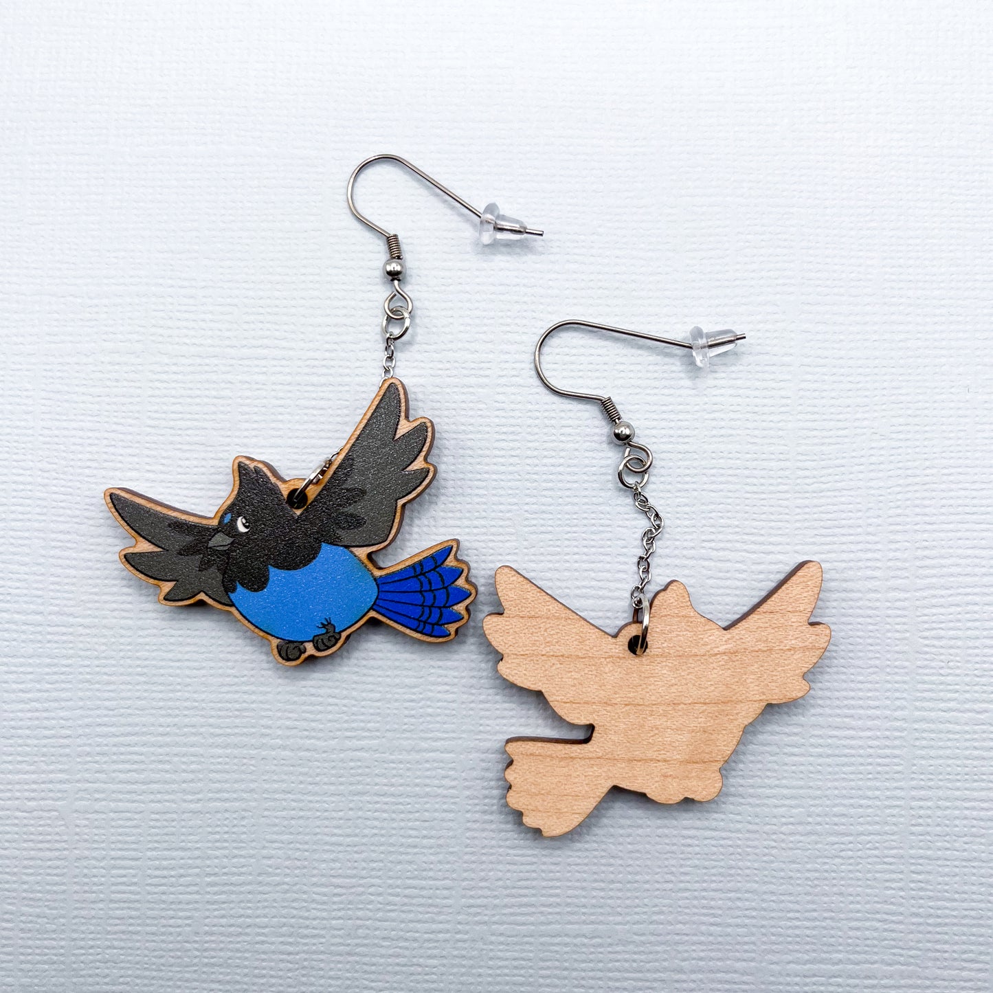 Steller's Jay Earrings