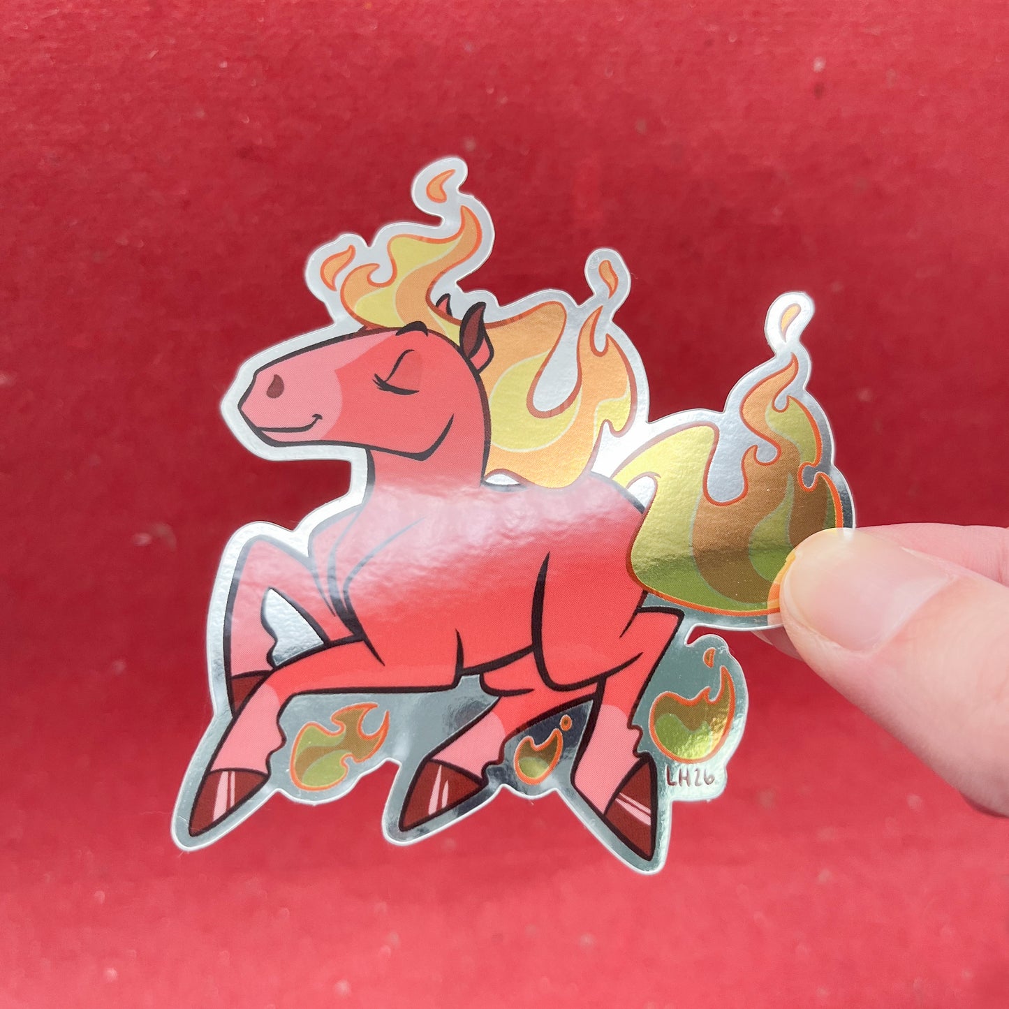 Fire Horse Vinyl Sticker