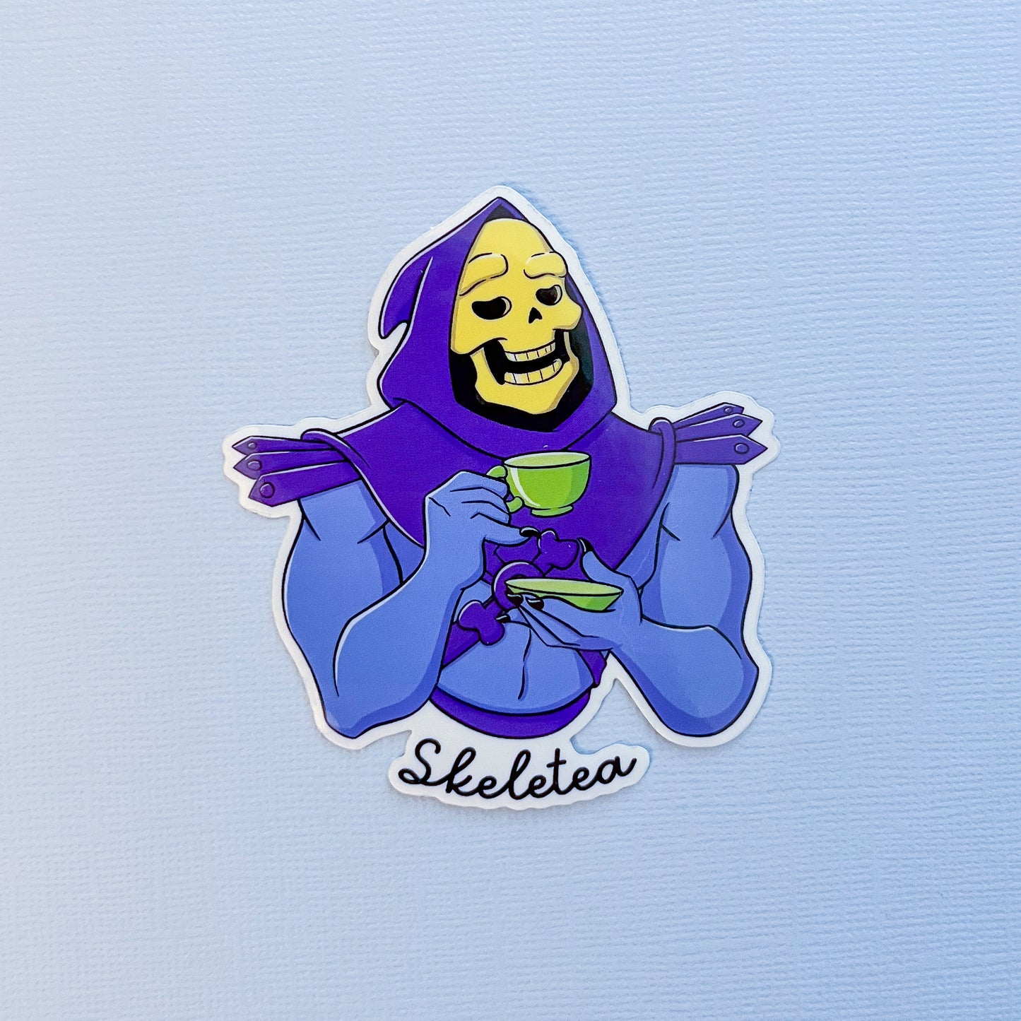 Skeletea Vinyl Sticker