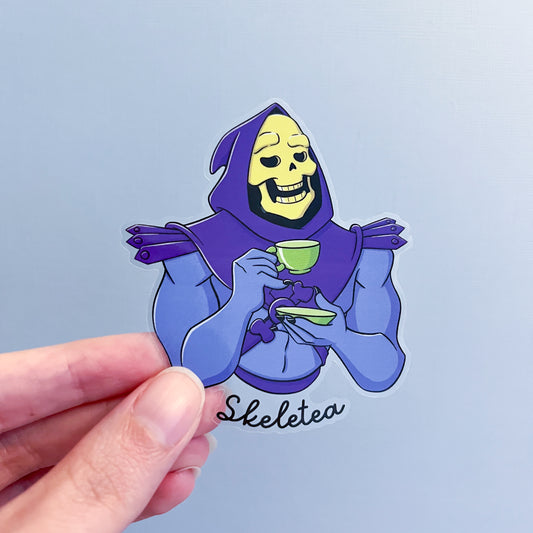 Skeletea Vinyl Sticker