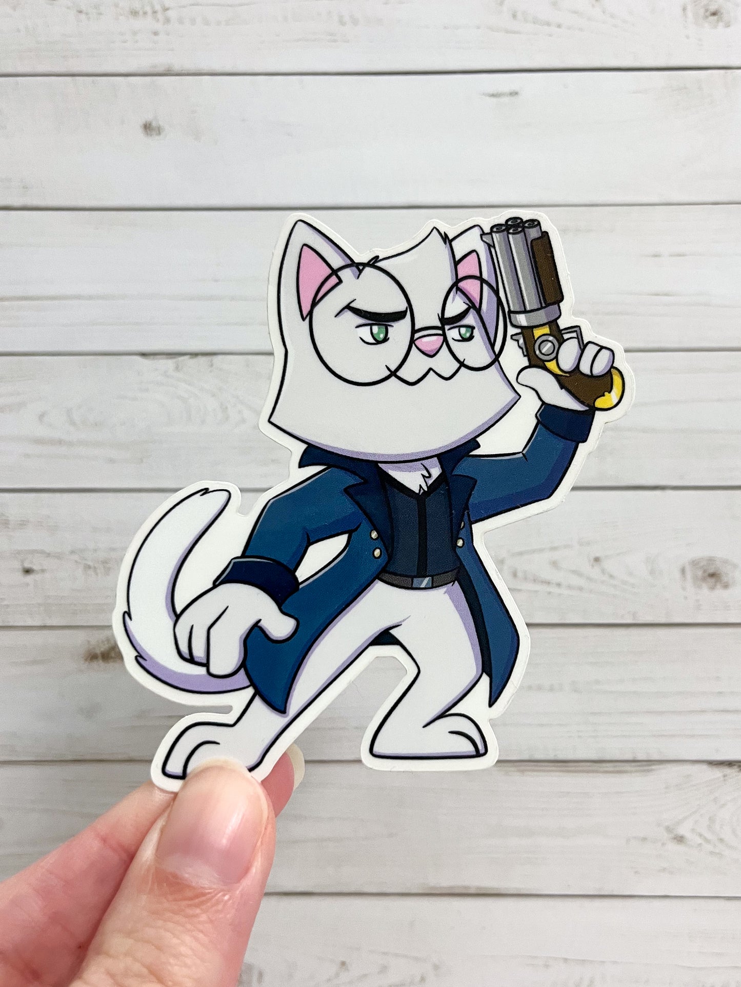 Vox Meowchina: Percy Vinyl Sticker