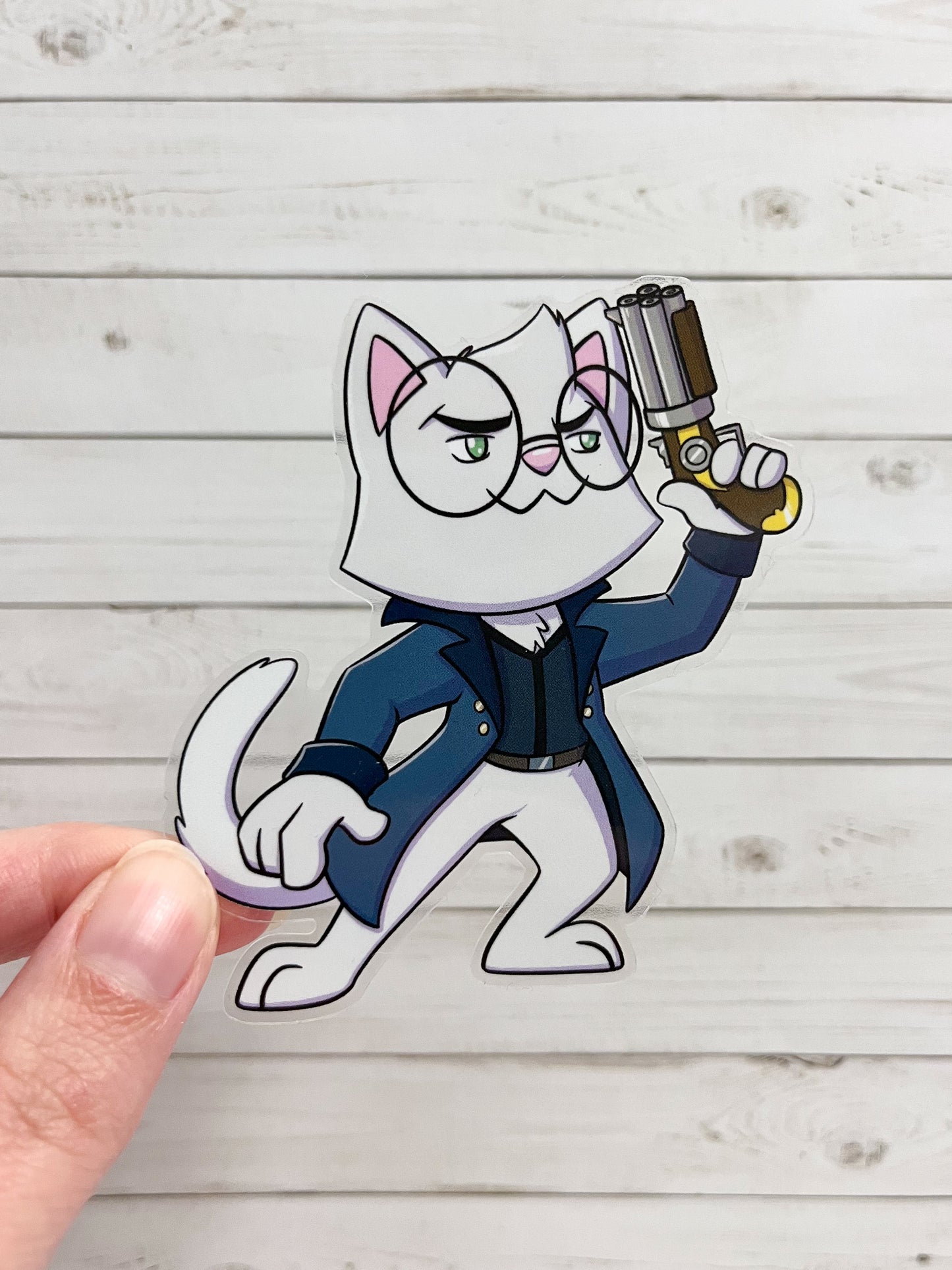 Vox Meowchina: Percy Vinyl Sticker