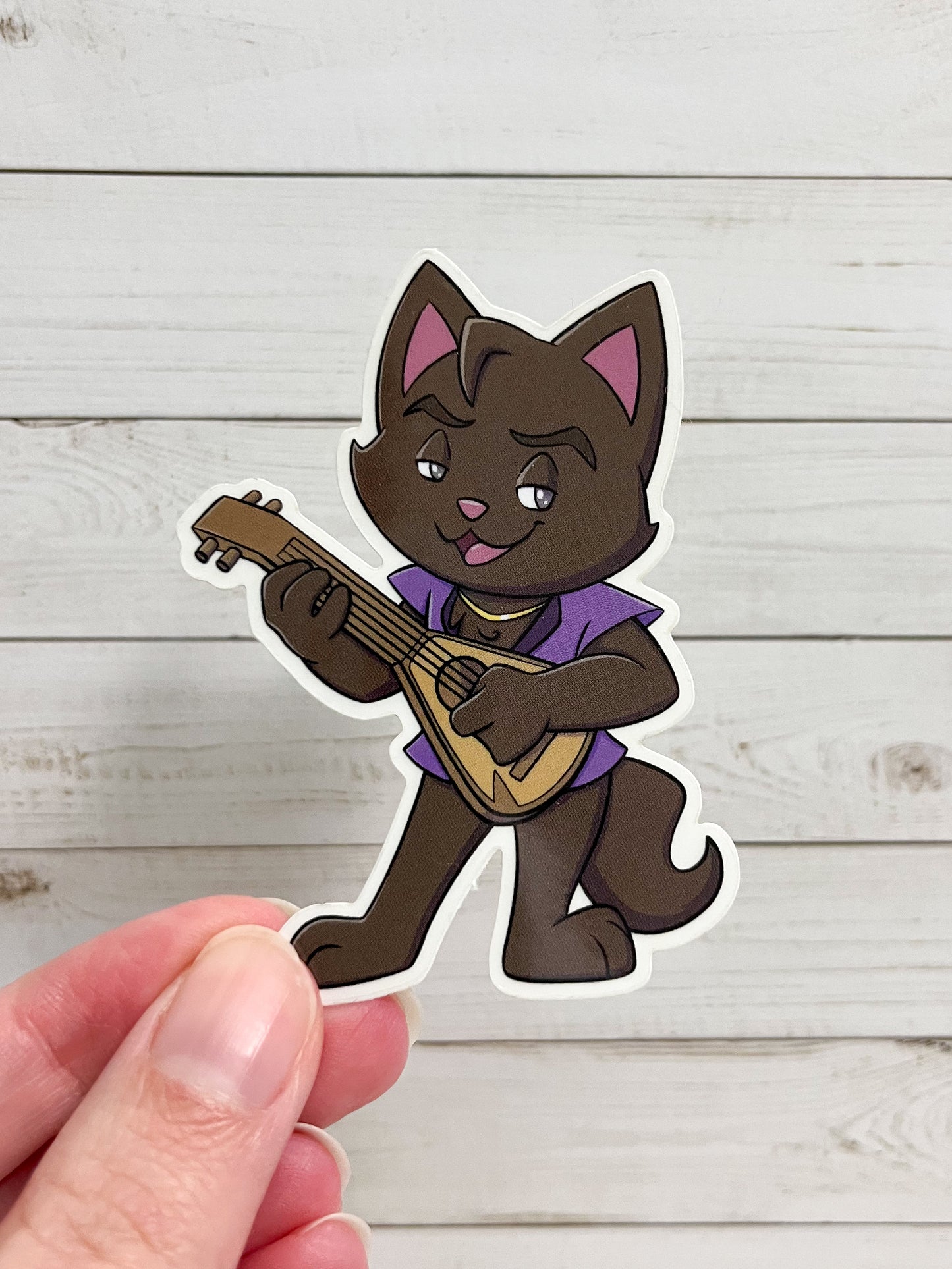 Vox Meowchina: Scanlan Vinyl Sticker