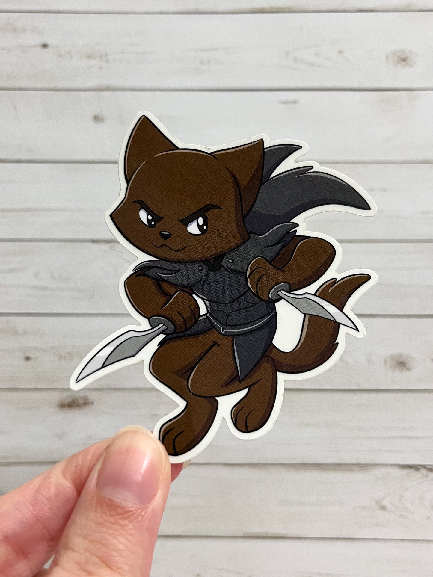 Vox Meowchina: Vax Vinyl Sticker