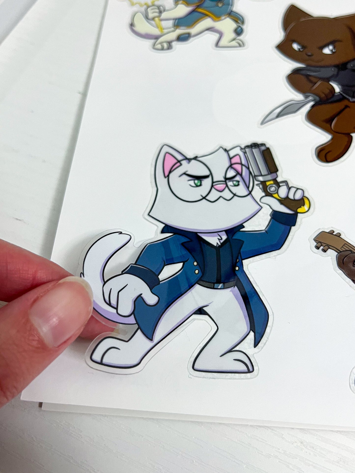 Vox Meowchina: Percy Vinyl Sticker