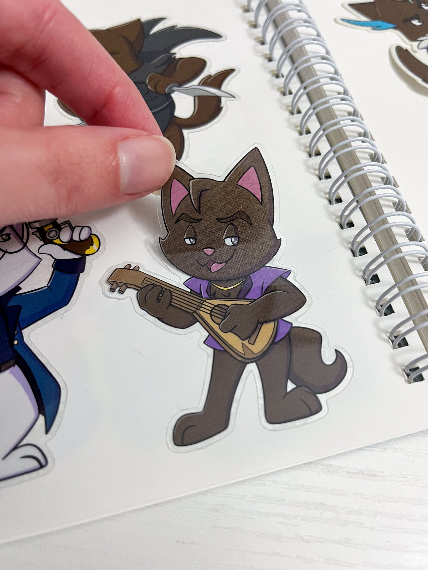 Vox Meowchina: Scanlan Vinyl Sticker