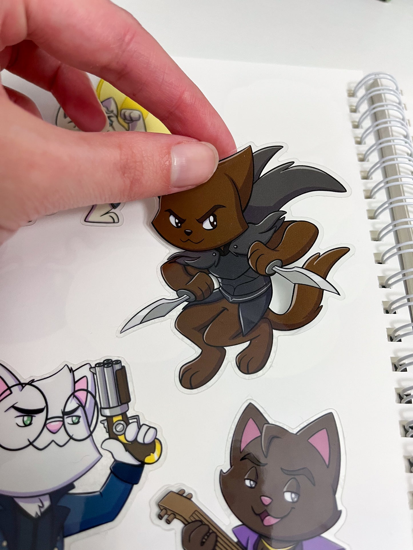 Vox Meowchina: Vax Vinyl Sticker