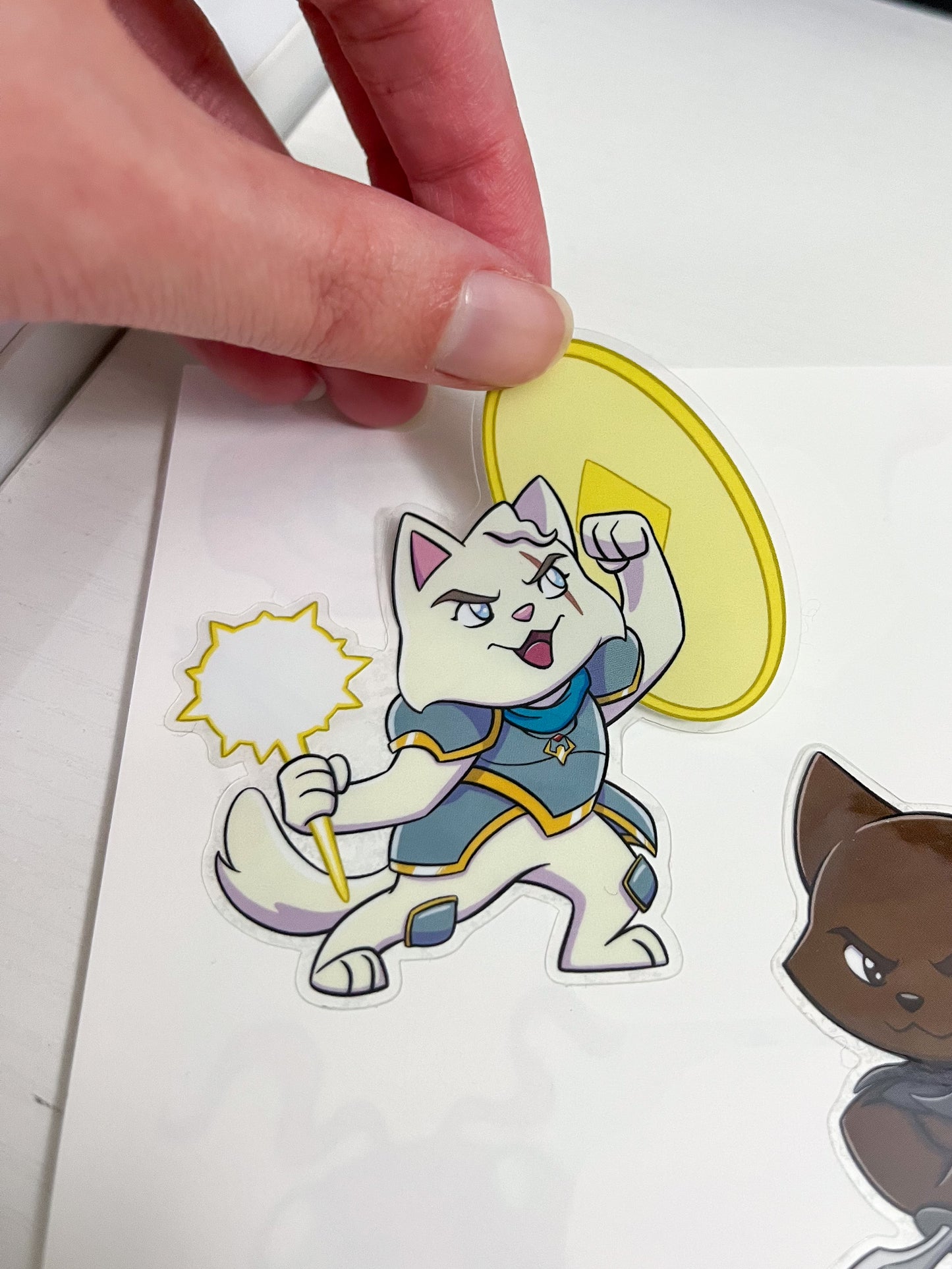 Vox Meowchina: Pike Vinyl Sticker