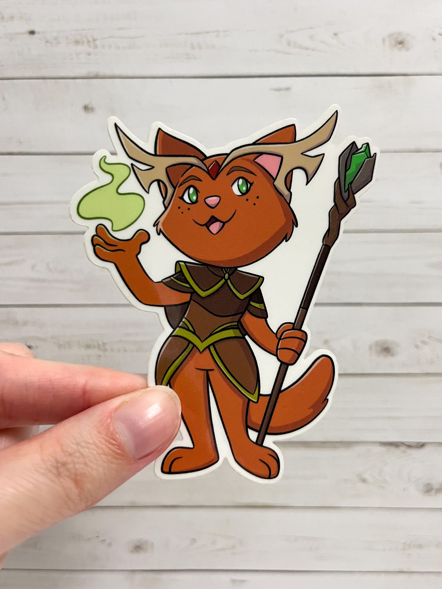 Vox Meowchina: Keyleth Vinyl Sticker
