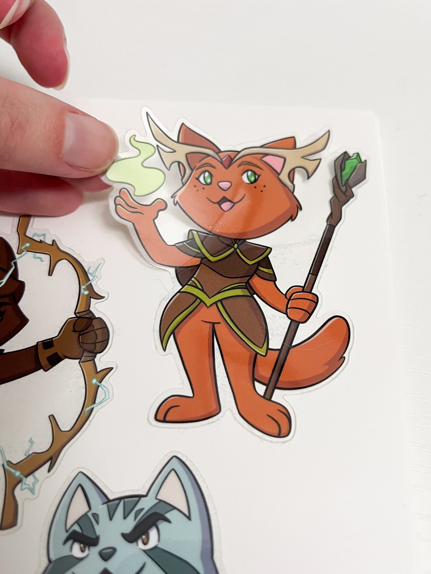 Vox Meowchina: Keyleth Vinyl Sticker