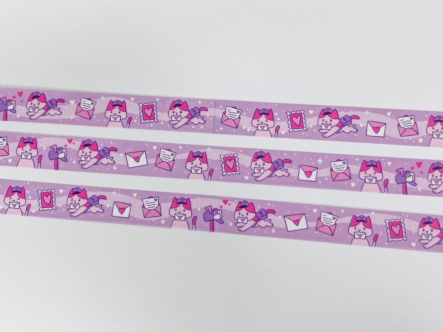 Valentine Kitty Washi Tape