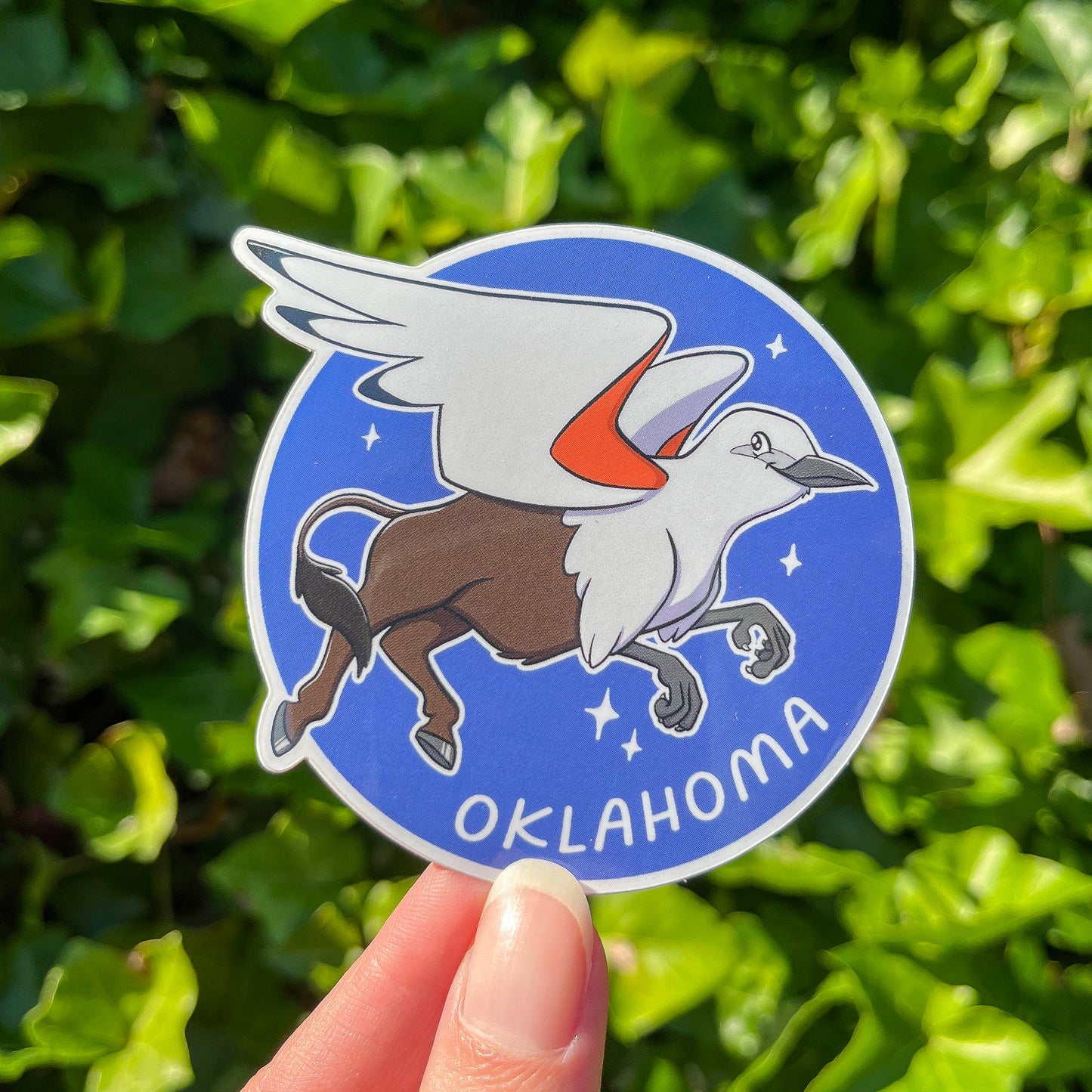 State Griffin: Oklahoma Vinyl Sticker