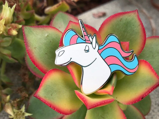 Pride-icorns! Pride Unicorn Enamel Pin - Transgender