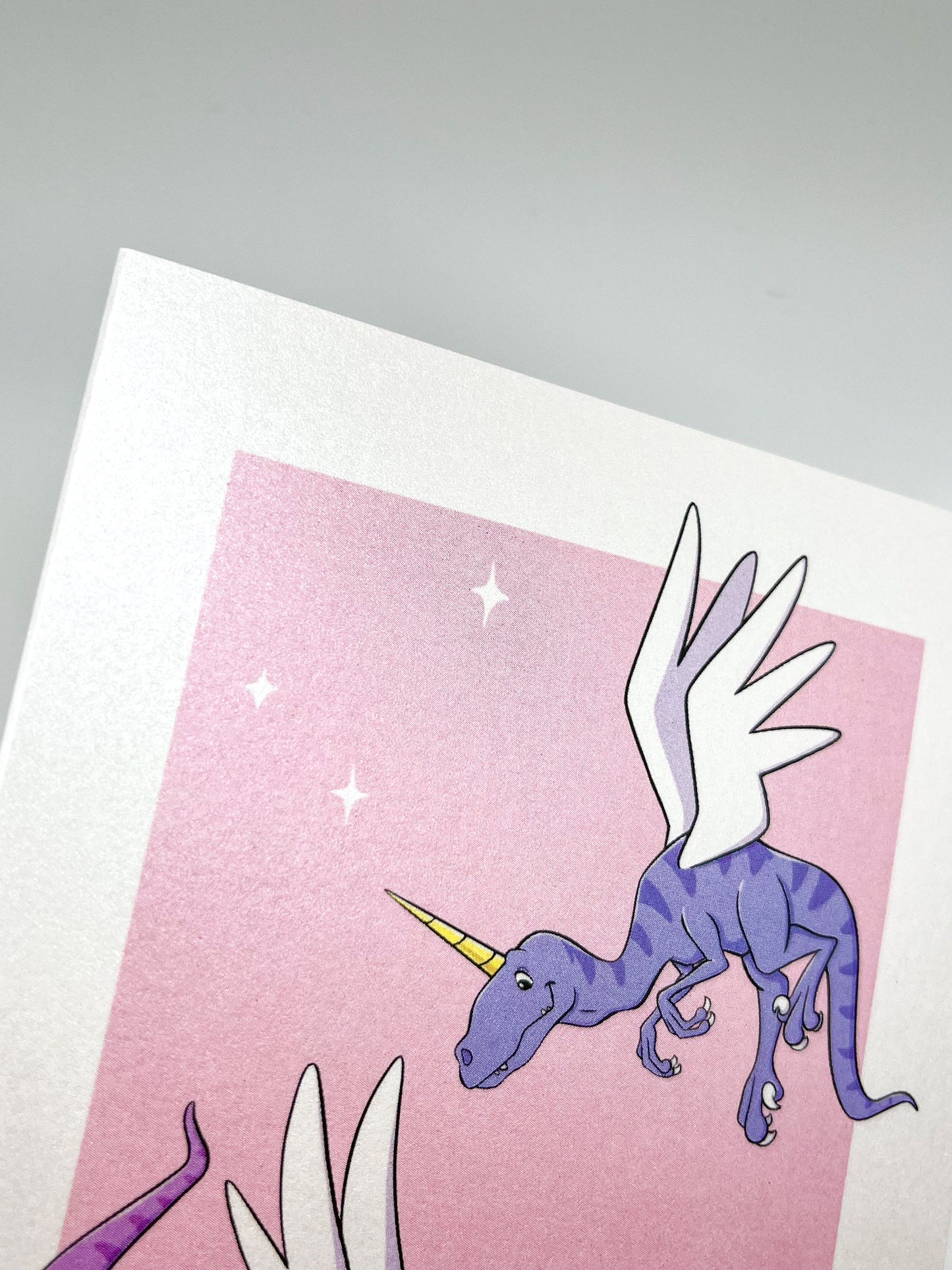 Raptorcorn Greeting Card with Envelope