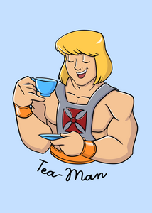 Tea Man - Art Print