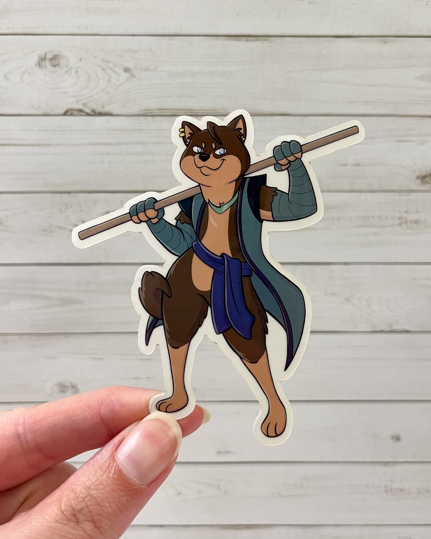 Mighty K-Nein: Beau Vinyl Sticker