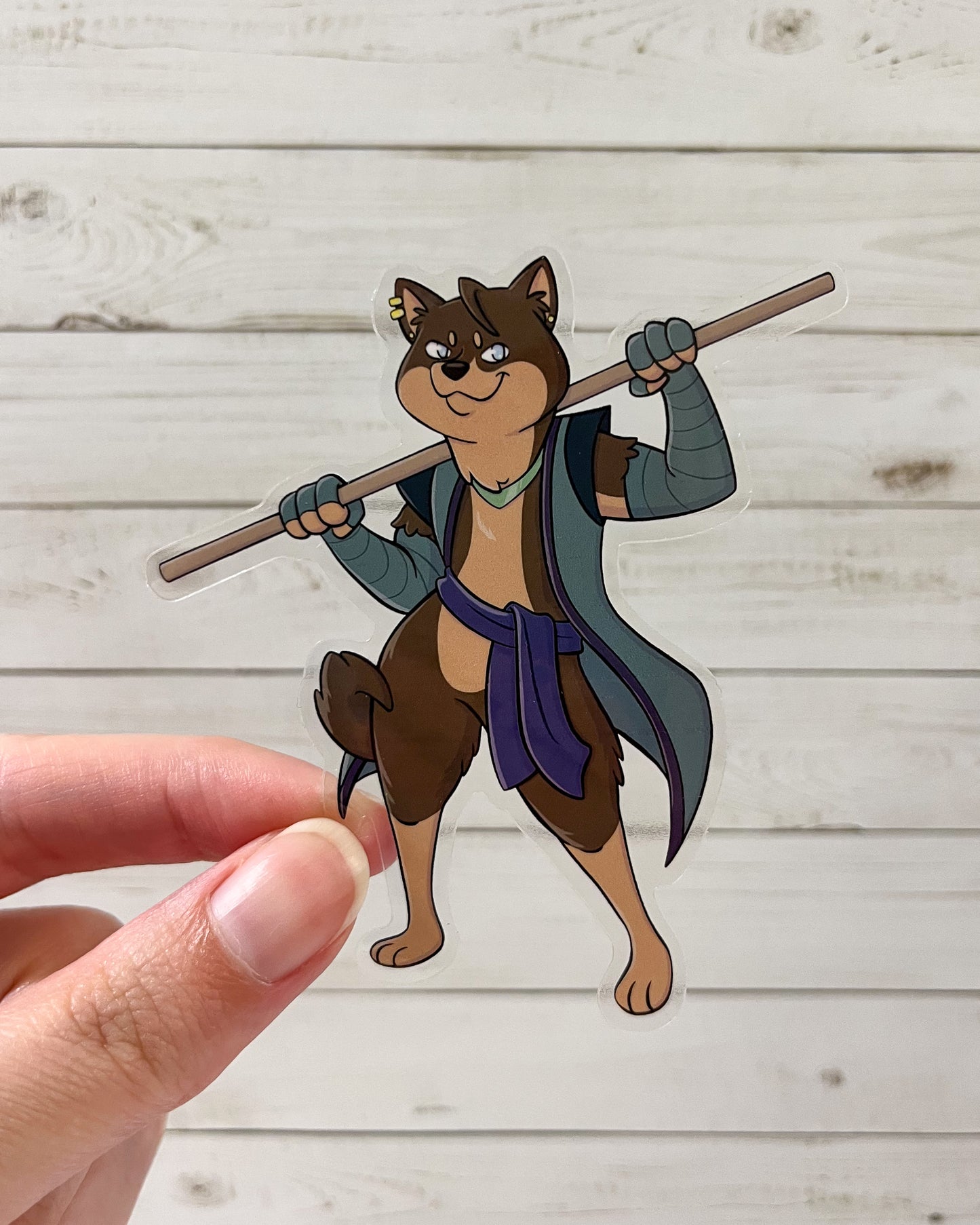 Mighty K-Nein: Beau Vinyl Sticker