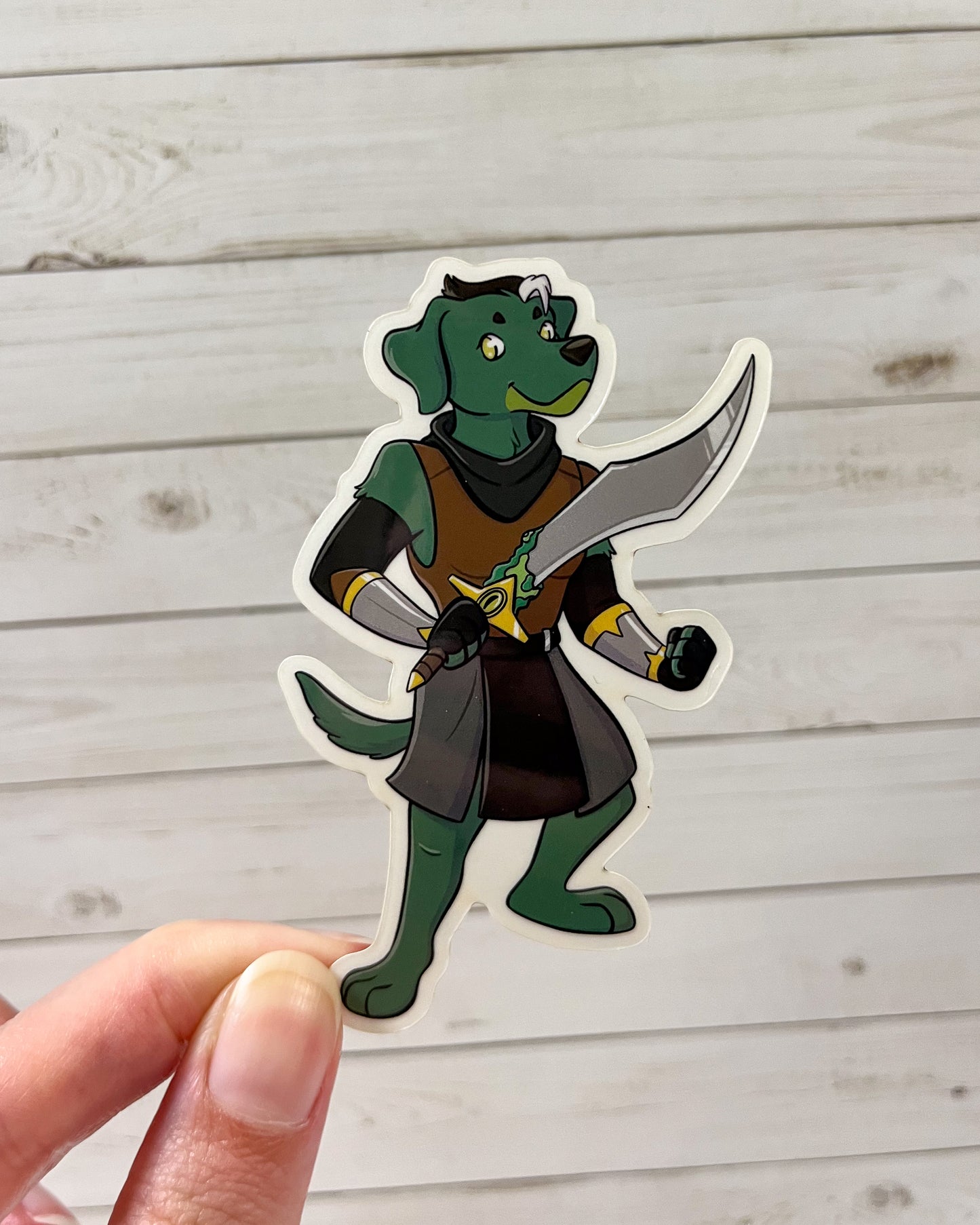 Mighty K-Nein: Fjord Vinyl Sticker