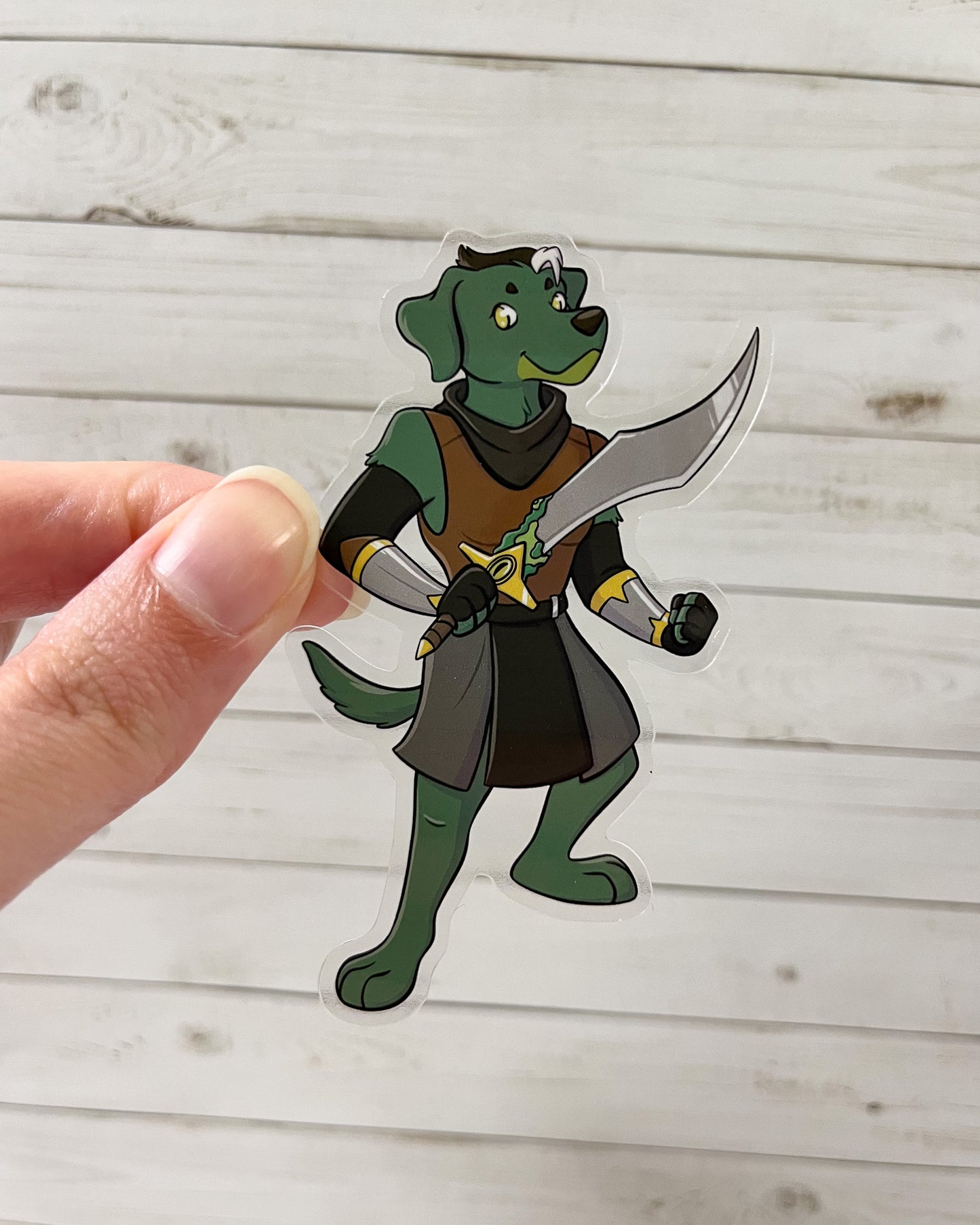 Mighty K-Nein: Fjord Vinyl Sticker