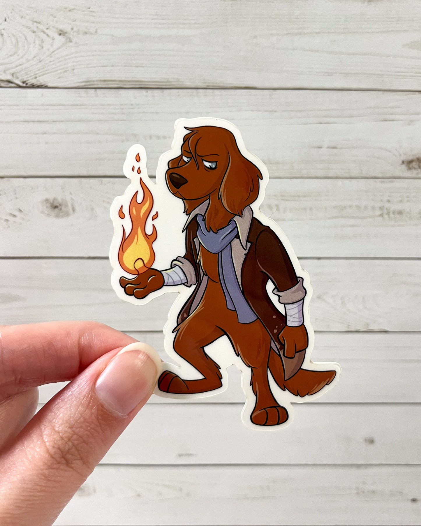 Mighty K-Nein: Caleb Vinyl Sticker