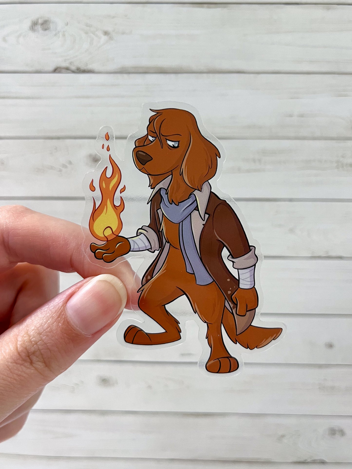 Mighty K-Nein: Caleb Vinyl Sticker