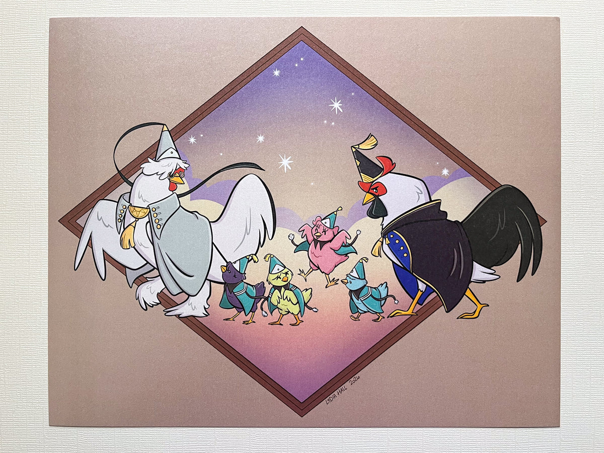 Qiflock Art Print