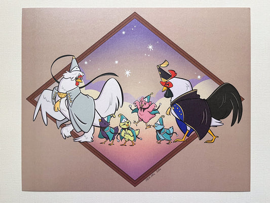 Qiflock Art Print