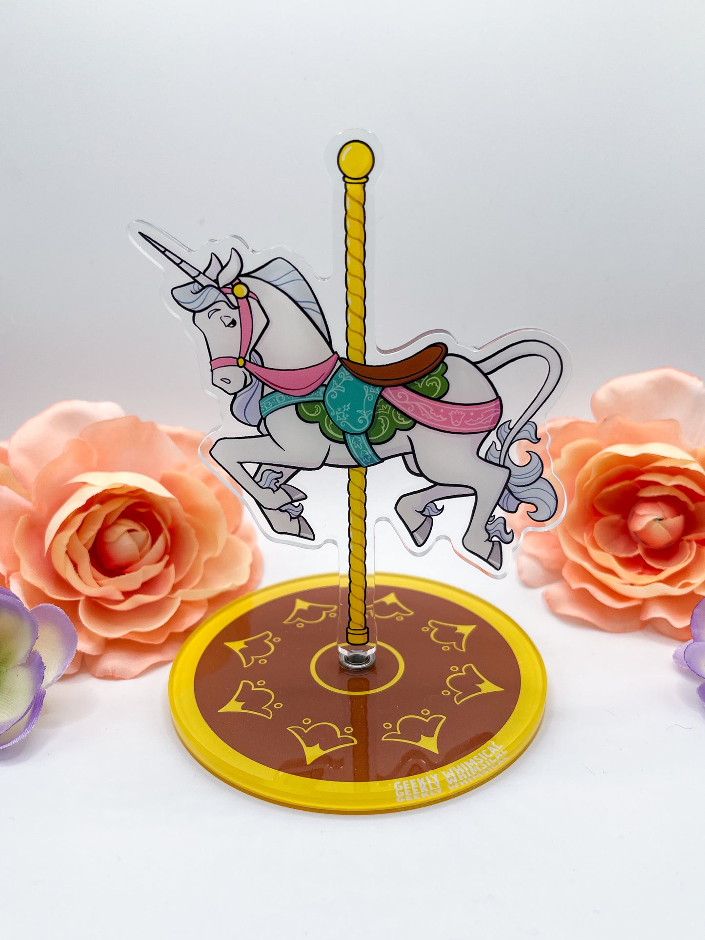 Mythical Carousel - Unicorn Spinning Acrylic Standee
