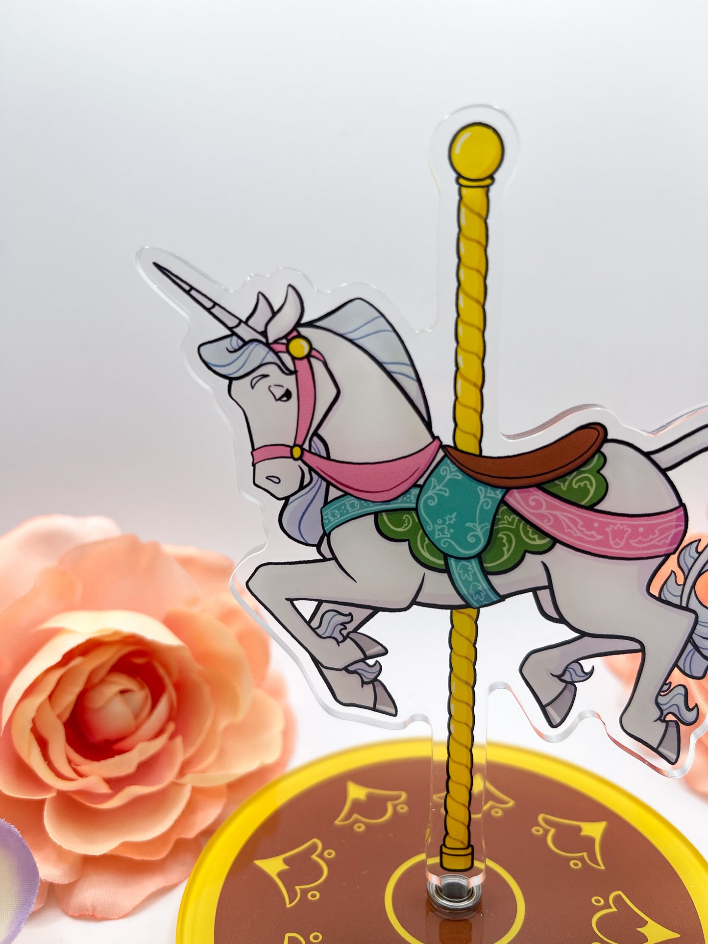 Mythical Carousel - Unicorn Spinning Acrylic Standee