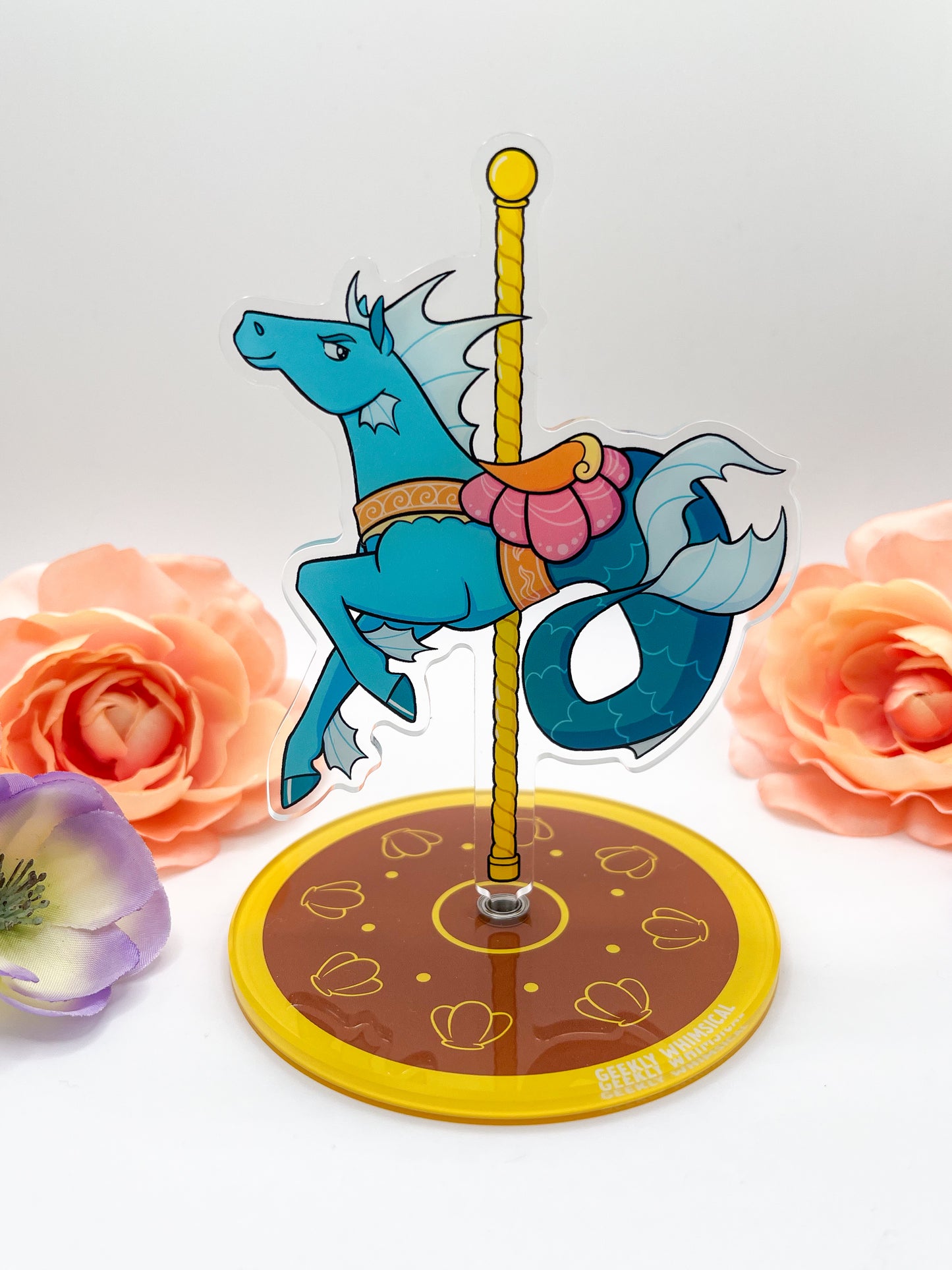 Mythical Carousel - Hippocampus Spinning Acrylic Standee