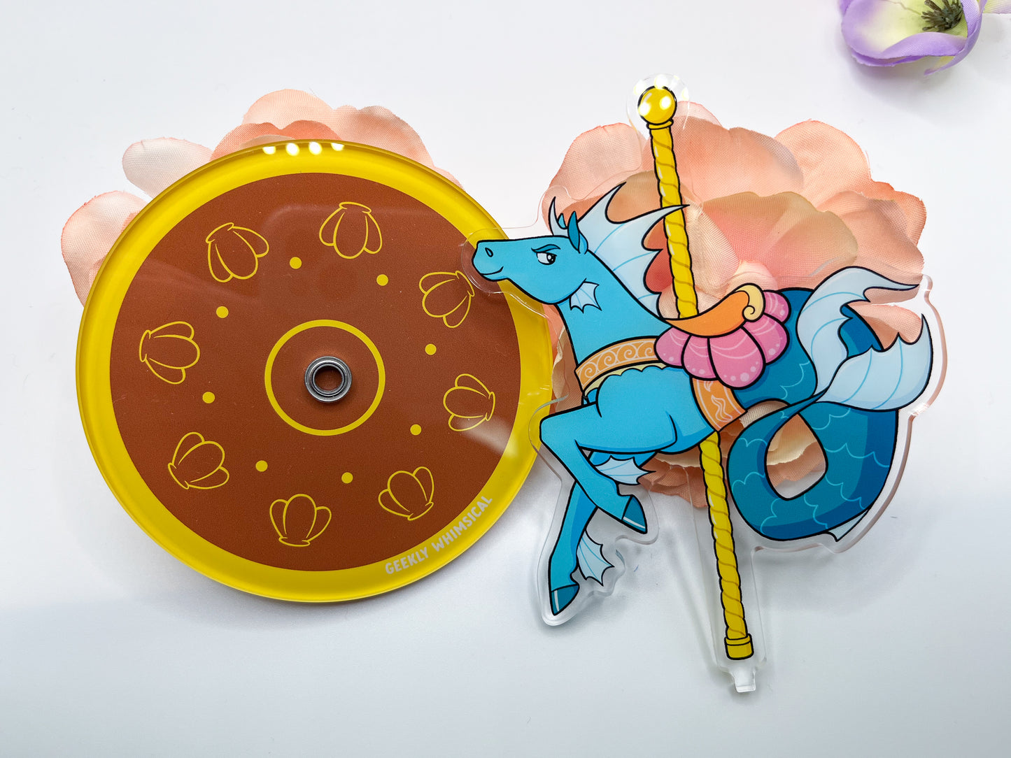 Mythical Carousel - Hippocampus Spinning Acrylic Standee