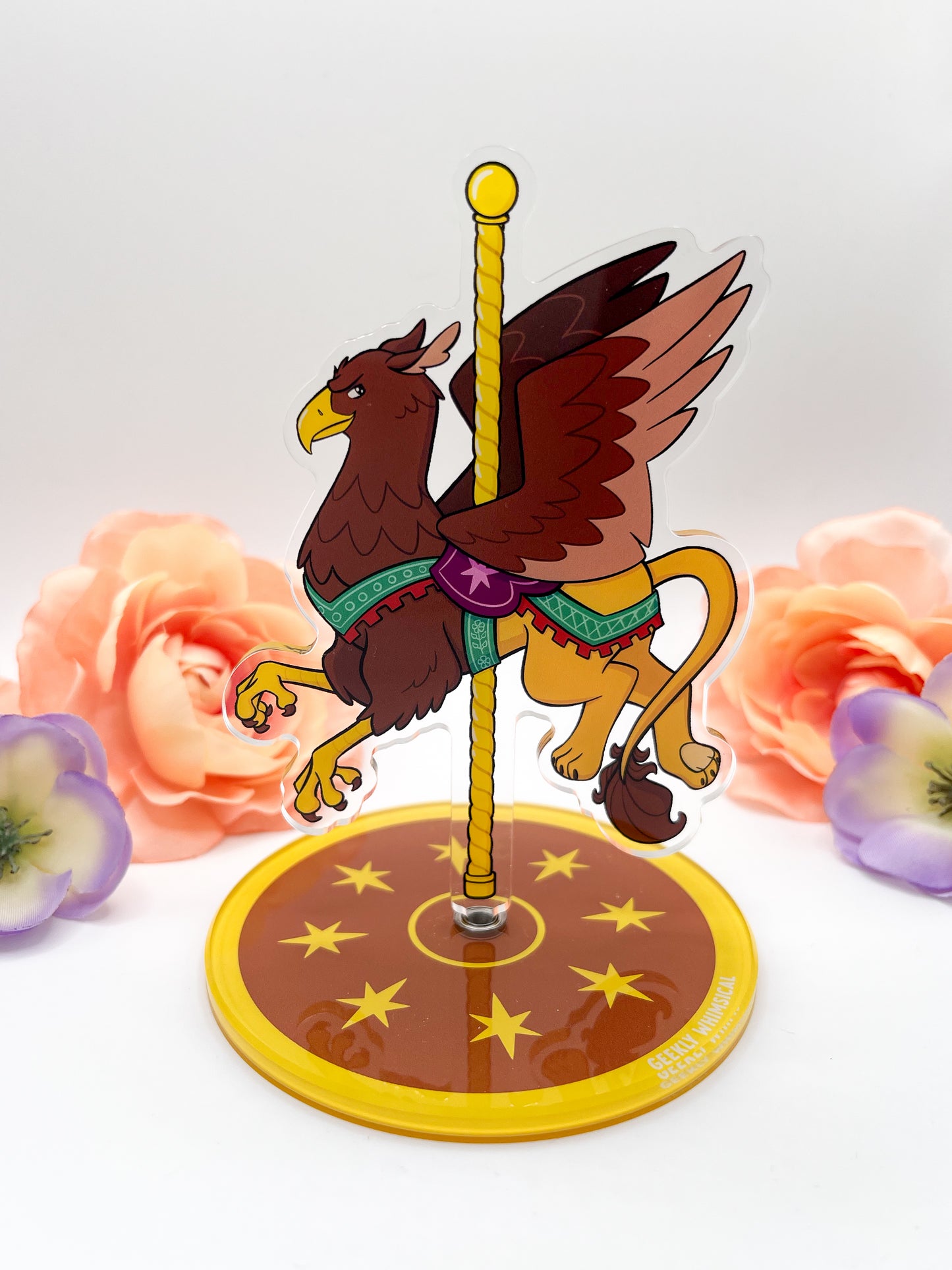 Mythical Carousel - Griffin Spinning Acrylic Standee