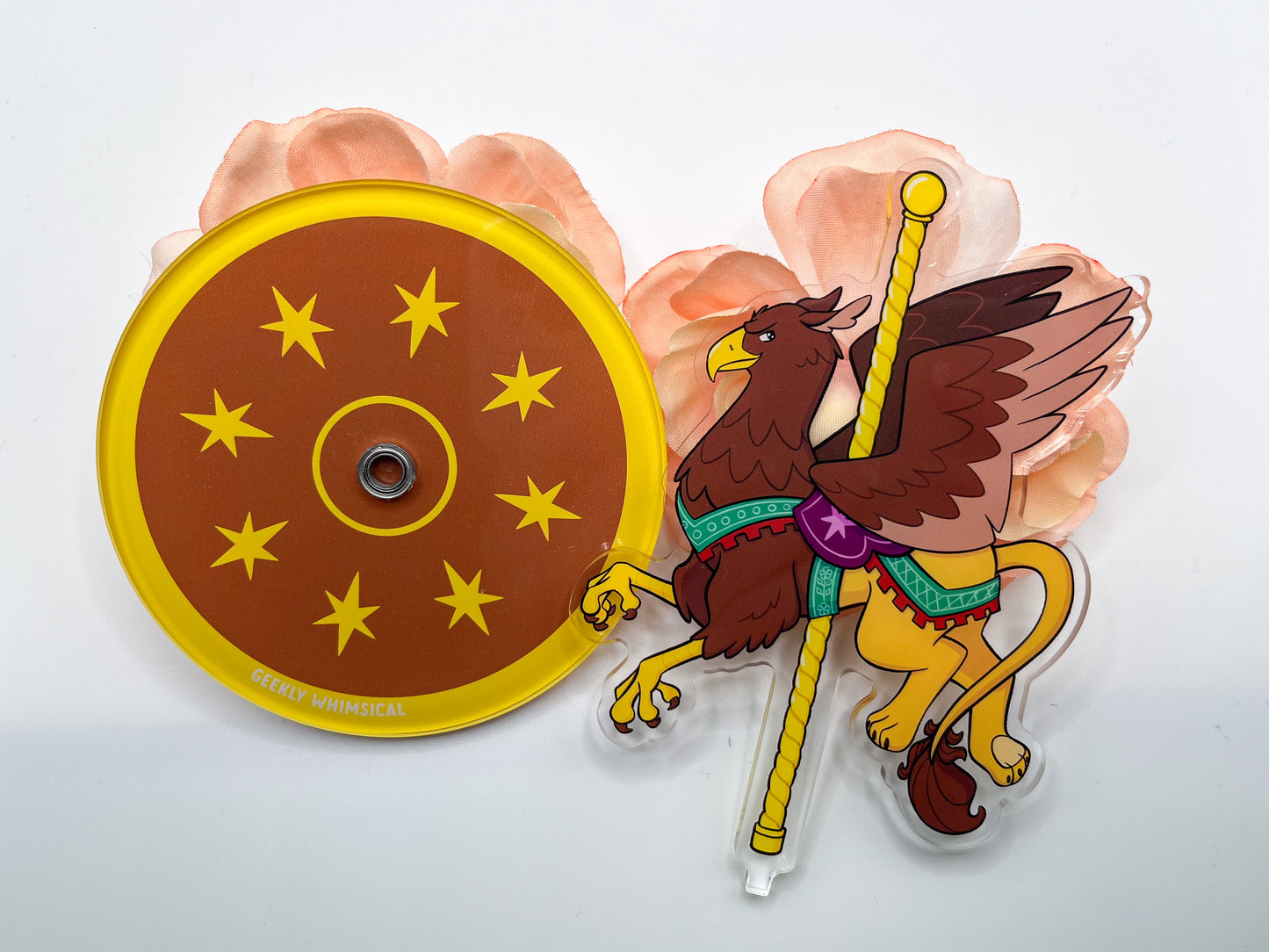 Mythical Carousel - Griffin Spinning Acrylic Standee