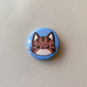 Maine Coon Cat Button