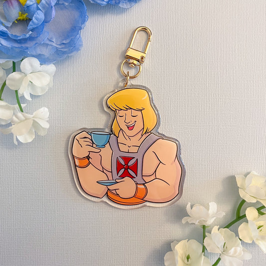 Tea Man Keychain