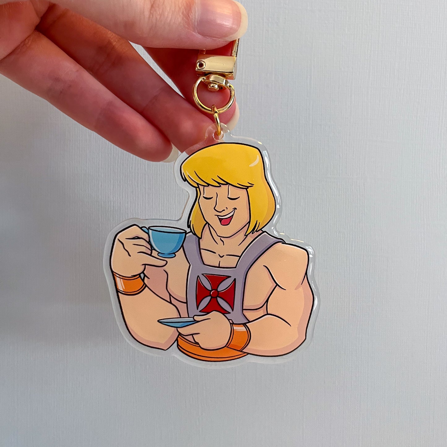 Tea Man Keychain