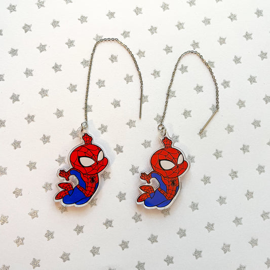 Swinging Spidey Earrings