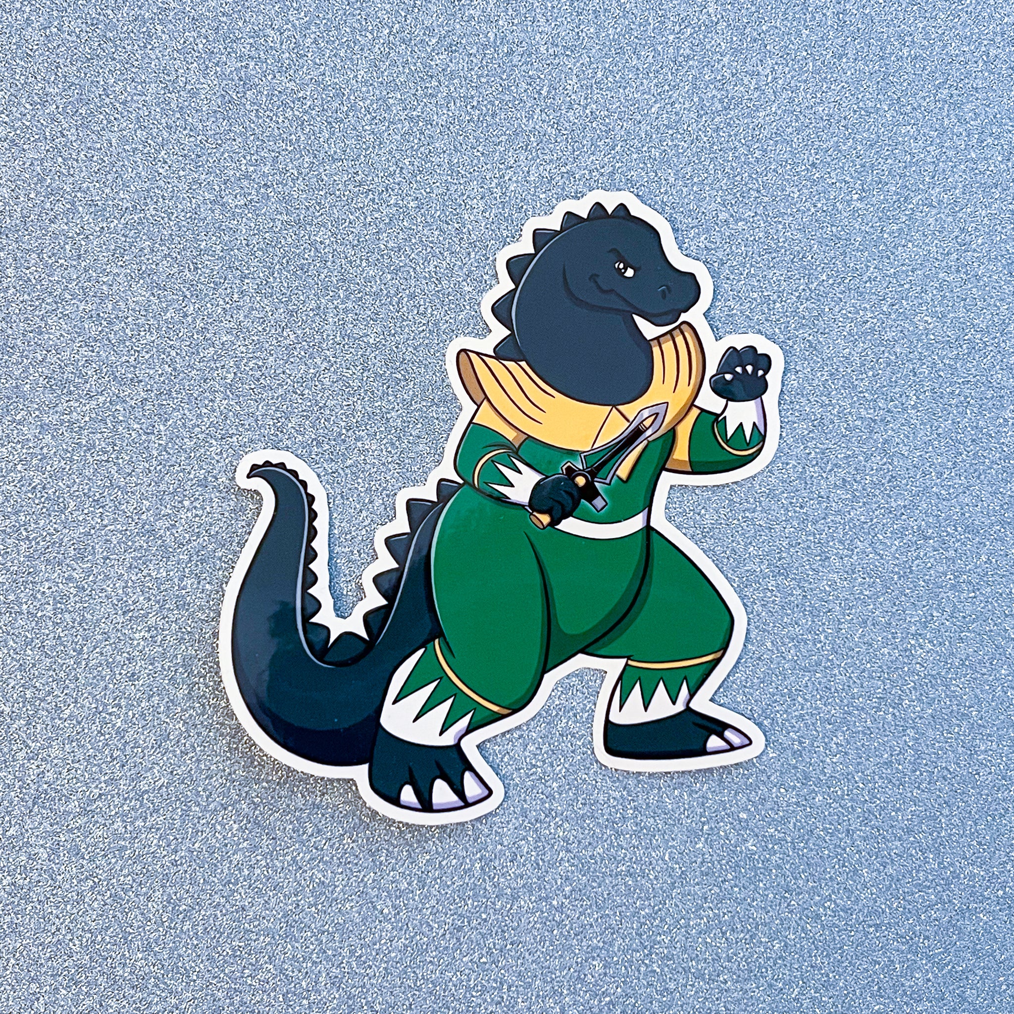 Green Dino Ranger Vinyl Sticker