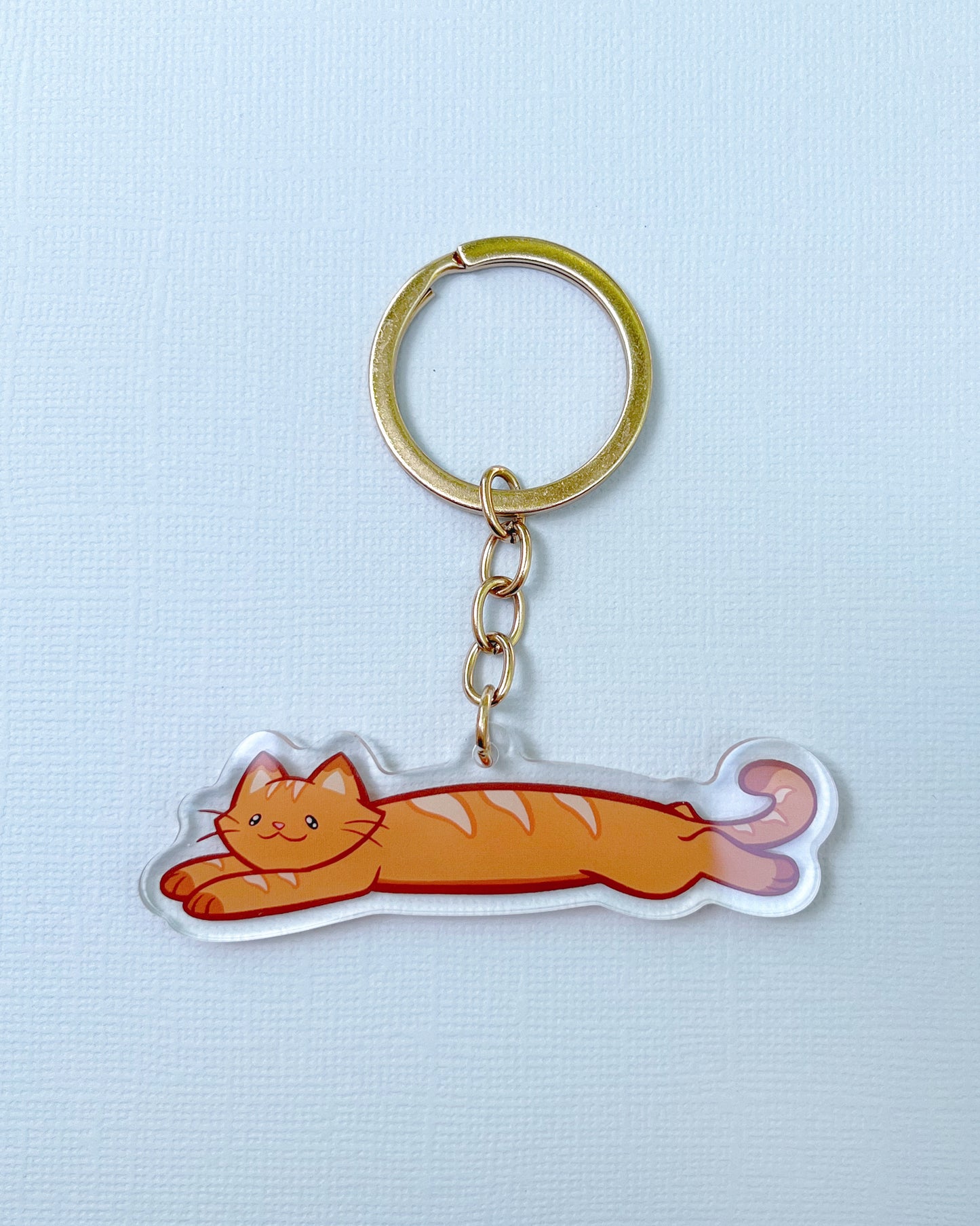 Bread Cat - Baguette Lanyard Keychain