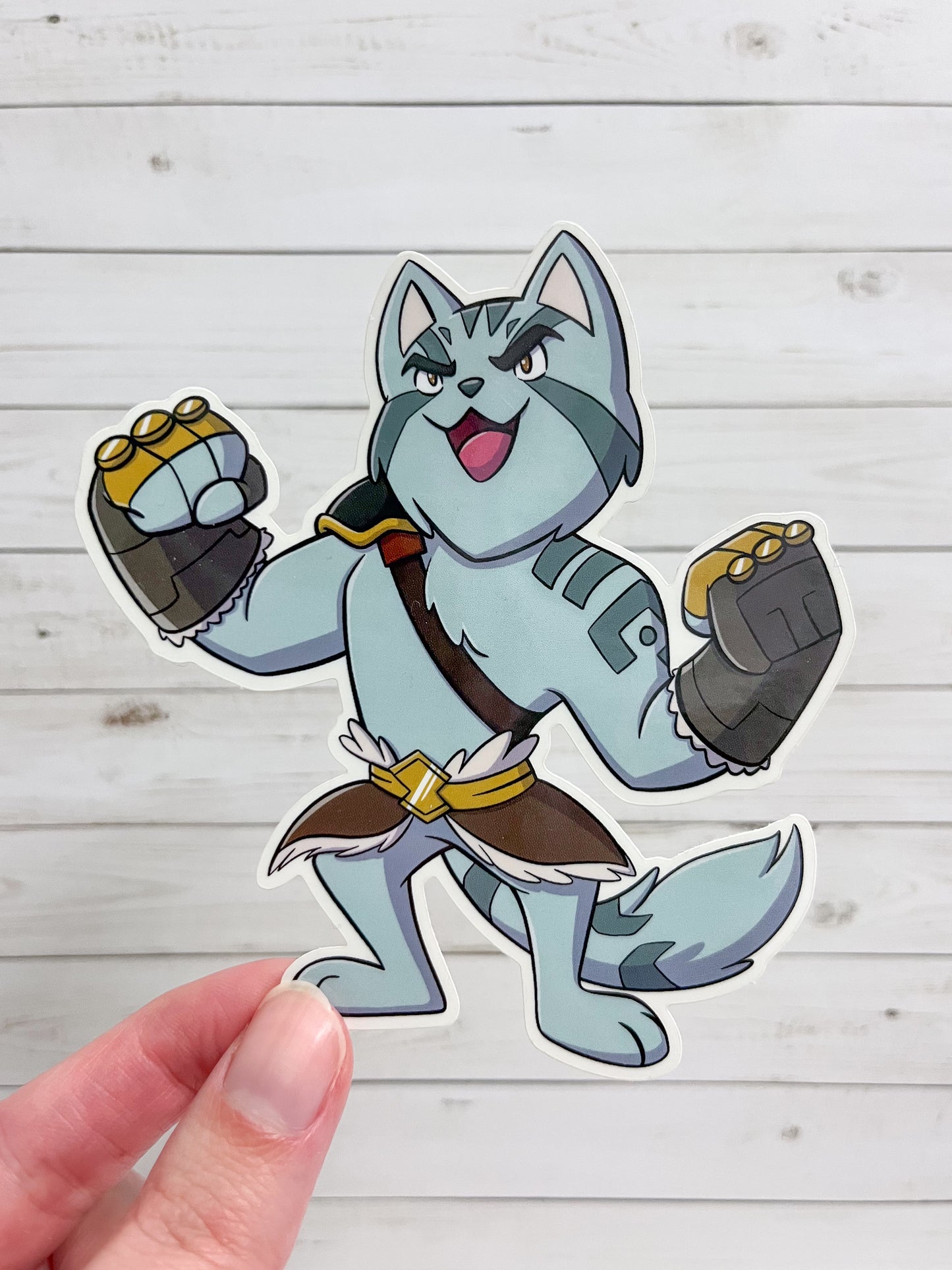 Vox Meowchina: Grog Vinyl Sticker