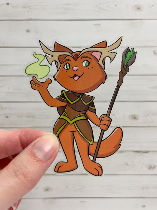 Vox Meowchina: Keyleth Vinyl Sticker