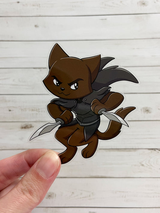 Vox Meowchina: Vax Vinyl Sticker