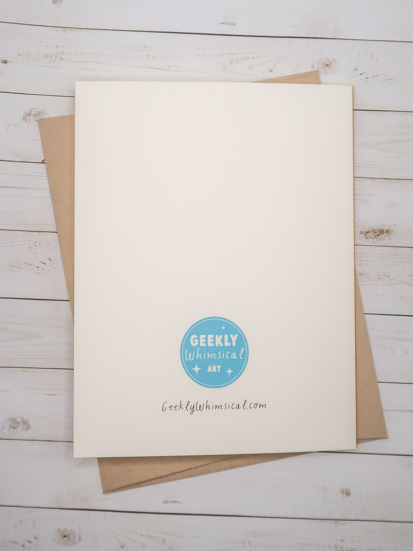 Basic Girl Greeting Card with Envelope