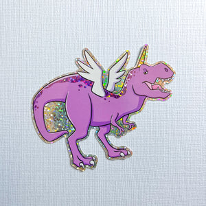 T-Rex Unicorn Pegasus Vinyl Sticker