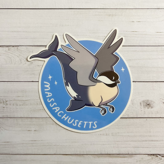 State Griffin: Massachusetts Vinyl Sticker